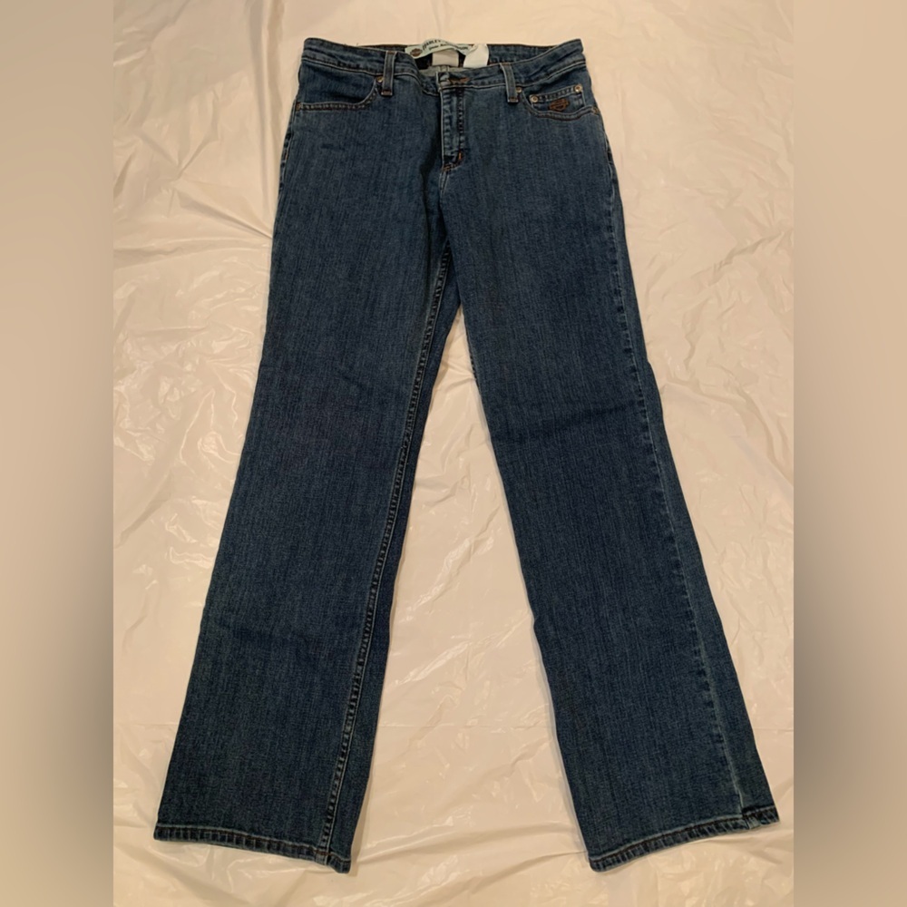 Harley Davidson Straight Medium Wash Women's Jeans Size 10
